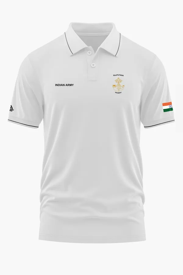 RAJPUTANA_REGIMENT_PRESTIGE_POLO_T-SHIRT_-_White,_XXL