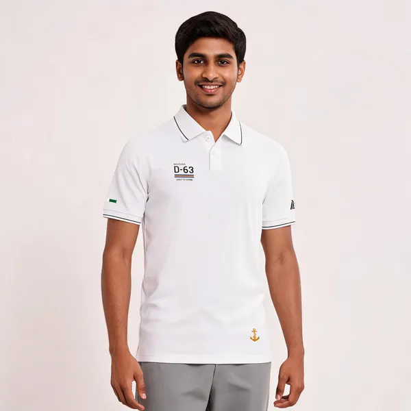 White_Cotton_Blend_Regular_Fit_Ins_Kolkata_Polo_T-Shirt_For_Men