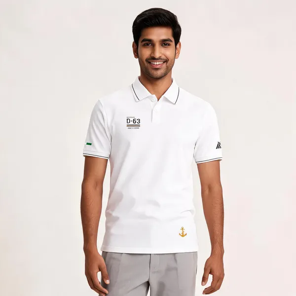 White_Cotton_Blend_Regular_Fit_Ins_Kolkata_Polo_T-Shirt_For_Men