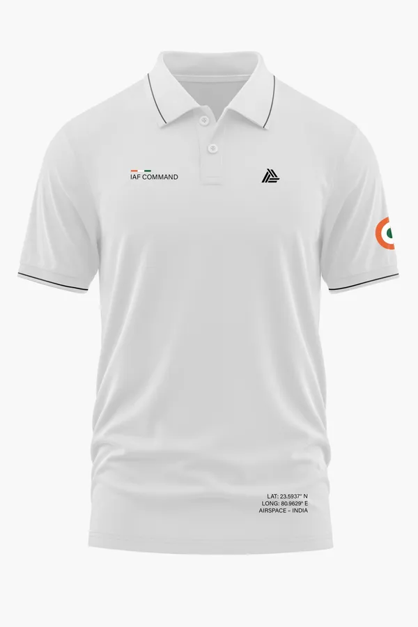 IAF_COMMAND_POLO_T-SHIRT_-_White,_XXL