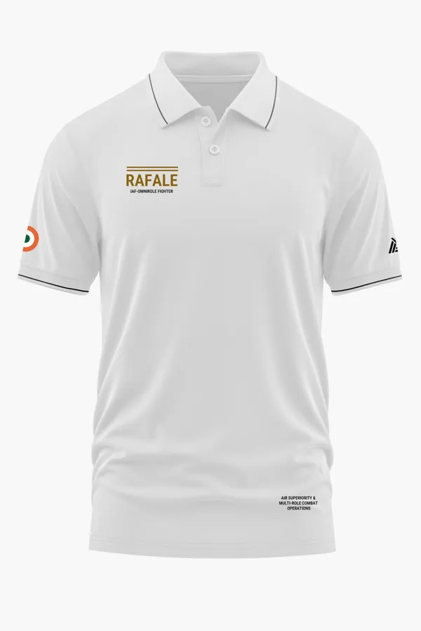 RAFALE_OMNIROLE_AIRCRAFT_POLO_T-SHIRT_-_White,_XXL