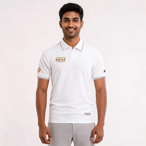 White_Cotton_Lycra_Regular_Fit_Rafale_Omnirole_Polo_T-Shirt_For_Men