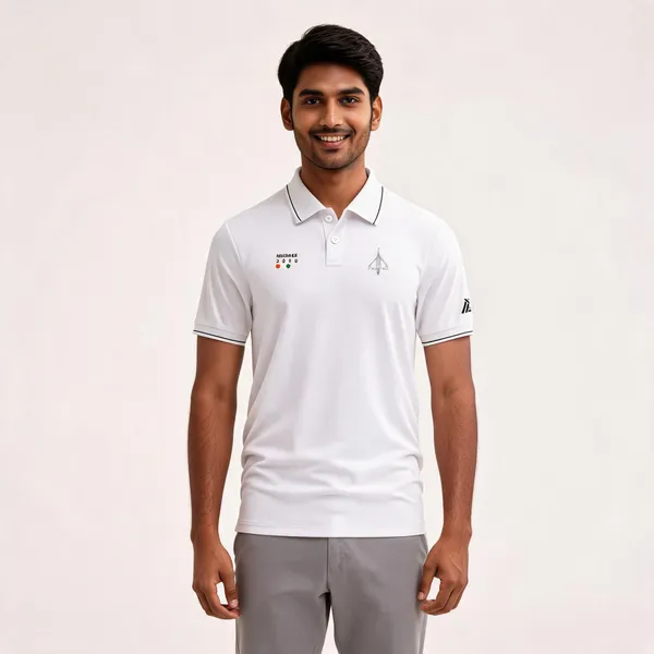 White_Cotton_Blend_Regular_Fit_Mirage_2000_Polo_T-Shirt_For_Men