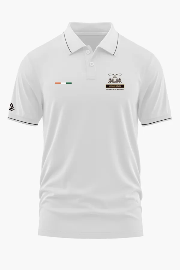 ASSAM_RIFLES_POLO_T-SHIRT_-_White,_XXL