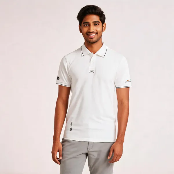 White_Cotton-Lycra_Regular_Fit_Polo_T-Shirt_For_Men
