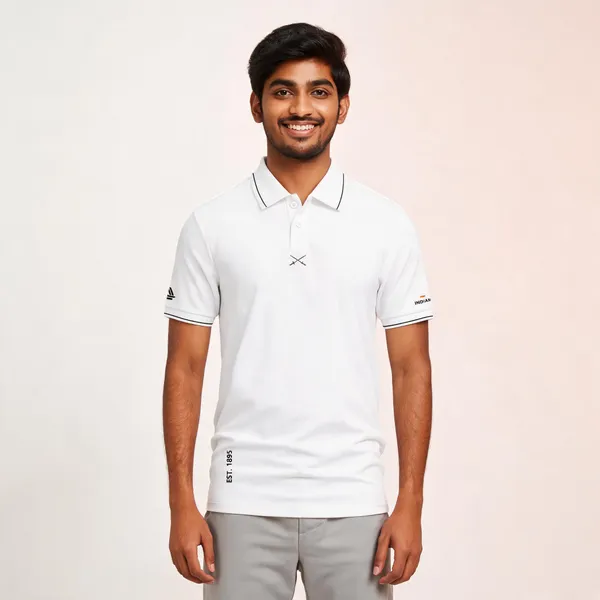 White_Cotton-Lycra_Regular_Fit_Polo_T-Shirt_For_Men