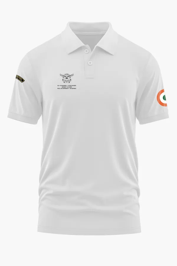 SQN_45_FLYING_DAGGERS_POLO_T-SHIRT_-_White,_XXL
