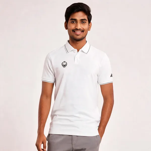 White_Cotton_Blend_Regular_Fit_Royal_Crest_Golf_Polo_T-Shirt_For_Men