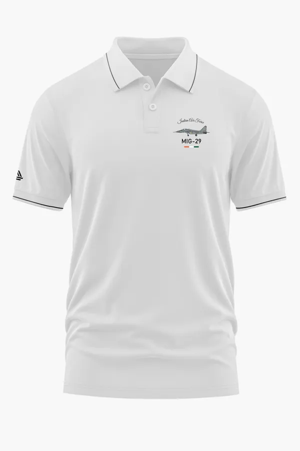 IAF_MIG-29_POLO_T-SHIRT_-_White,_XXL