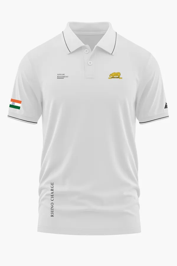 ASSAM_REGIMENT_POLO_T-SHIRT_-_White,_XXL
