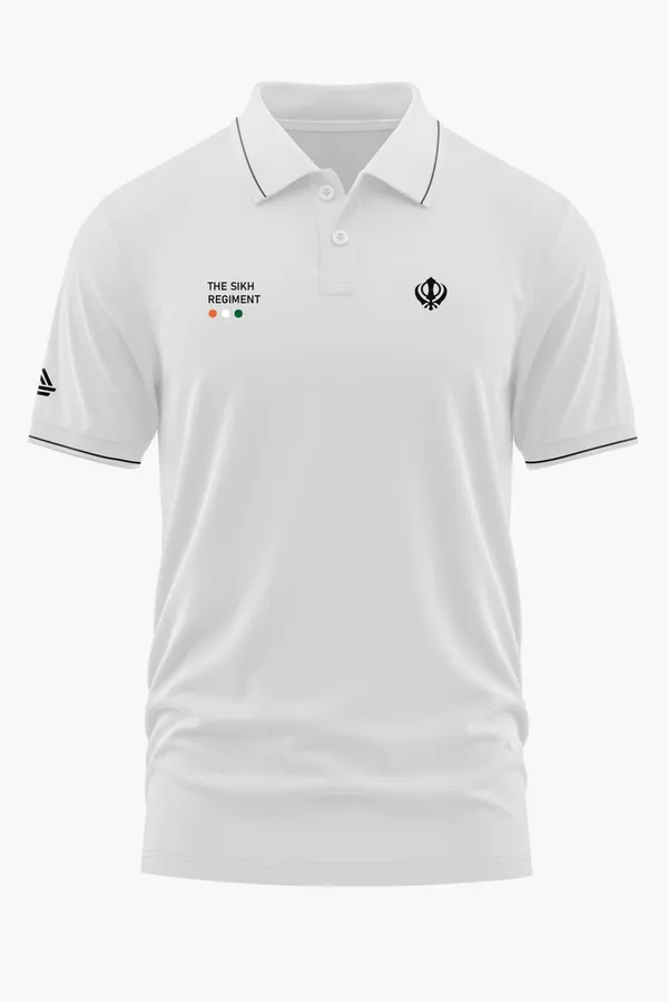SIKH_REGT._PRIDEPOLO_T-SHIRT_-_White,_XXL