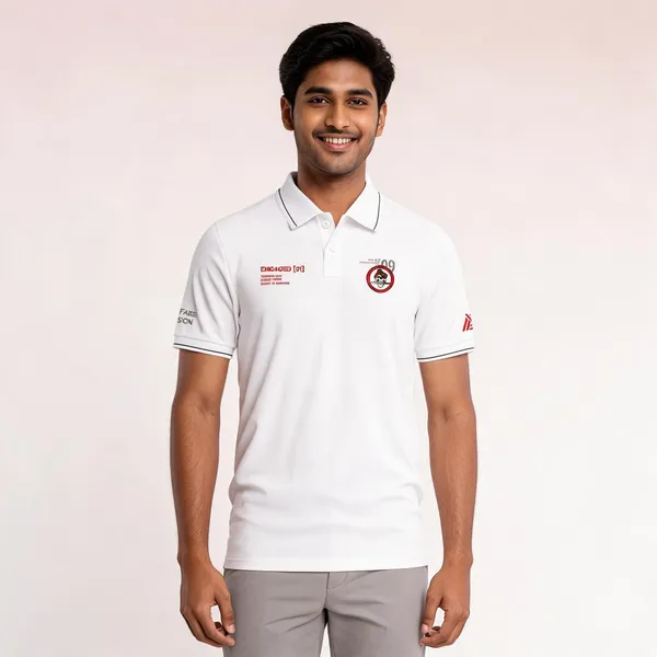 White_Cotton_Blend_Regular_Fit_Shadow_Ops_Polo_T-Shirt_For_Men