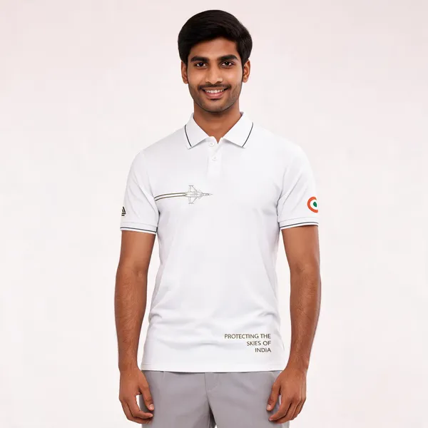 White_Cotton_Lycra_Regular_Fit_Airspace_Guardian_Polo_T-Shirt_For_Men