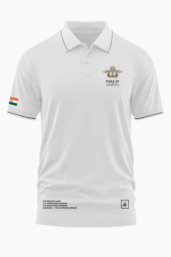 PARA_SF_THE_FEW_WHO_DARE_POLO_T-SHIRT_-_White,_XXL