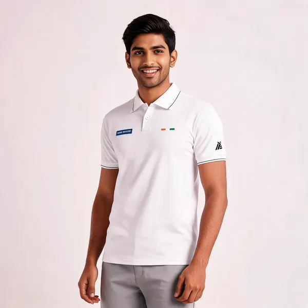 White_Cotton-Lycra_Regular_Fit_Polo_T-Shirt_For_Men