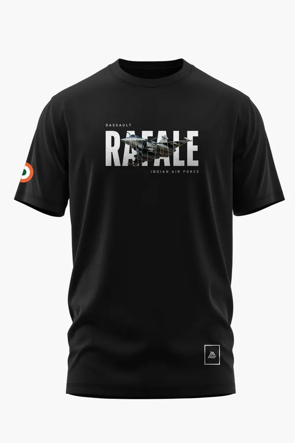 RAFALE_STRIKE_COTTON_T-SHIRT_-_Black,_XXL