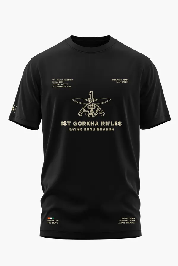GORKHA_VALOR_COTTON_T-SHIRT_-_Black,_XXL