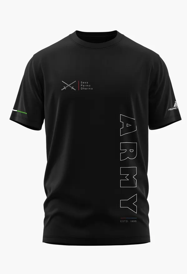 ARMY_SERVICE_BEFORE_SELF_COTTON_TSHIRT_-_Black,_XL