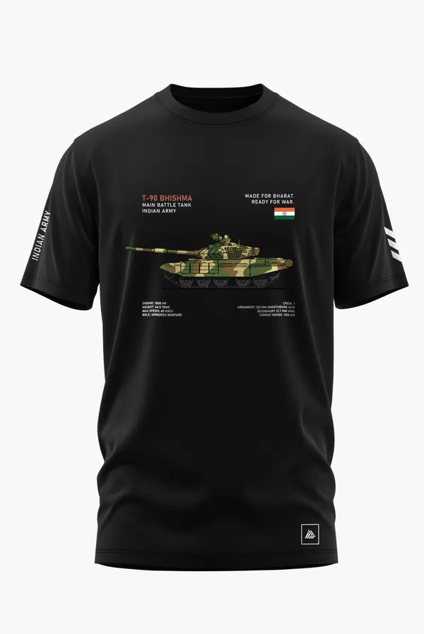 INDIAN_ARMY_T-90_COTTON_T-SHIRT_-_Black,_XXL