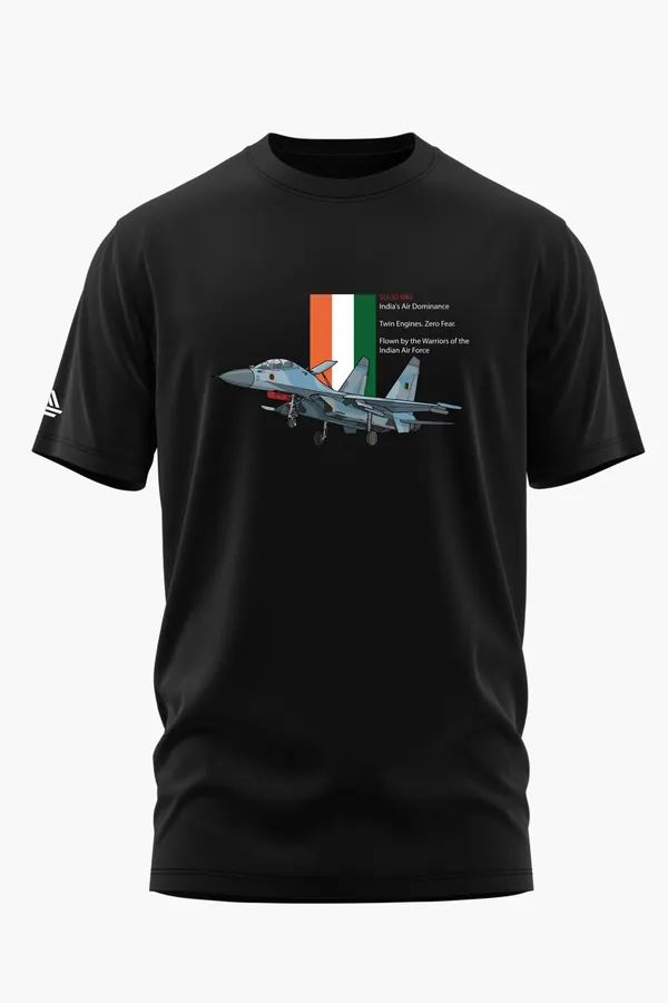 SUKHOI_ZERO_FEAR_COTTON_T-SHIRT_-_Black,_XXL