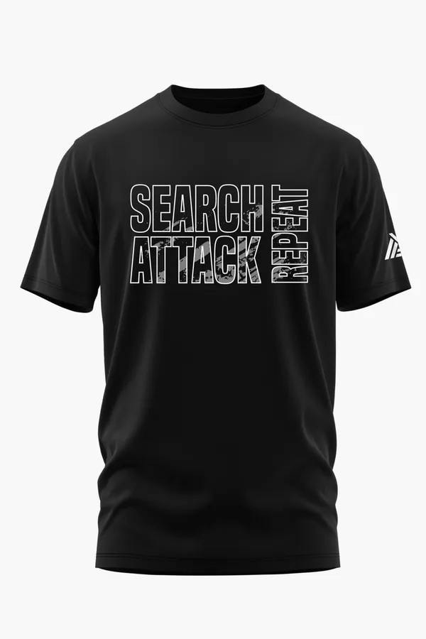 COMBAT_REPEAT_COTTON_T-SHIRT_-_Black,_XXL