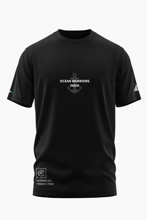 OCEAN_WARRIORS_OF_INDIA_COTTON_T-SHIRT_-_Black,_XL