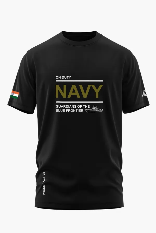ON_DUTY_NAVY_COTTON_T-SHIRT_-_Black,_XXL