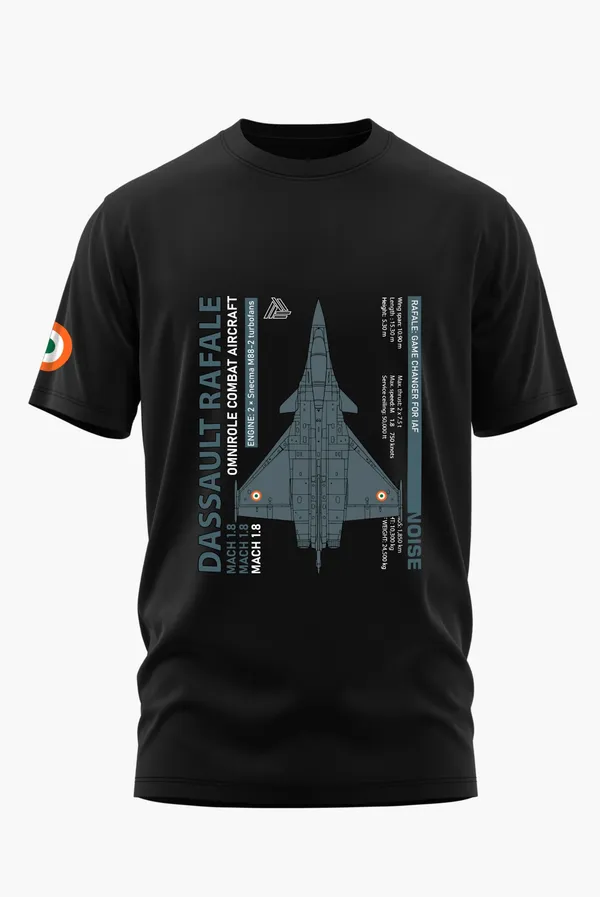 RAFALE_GAME_CHANGER_COTTON_T-SHIRT_-_Black,_XL