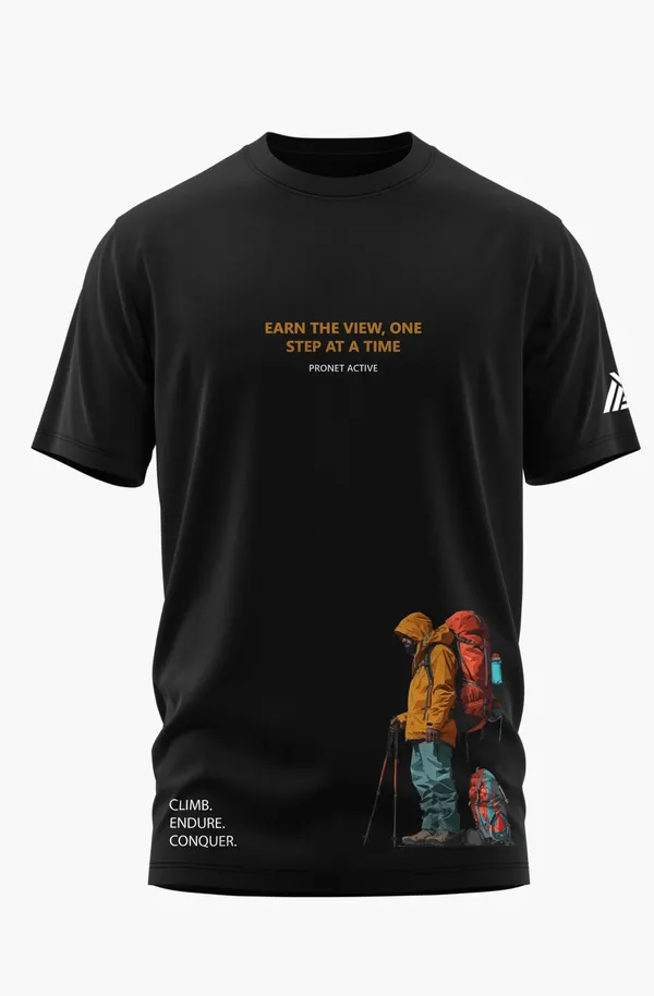 EARN_THE_VIEW_COTTON_T-SHIRT_-_Black,_XL