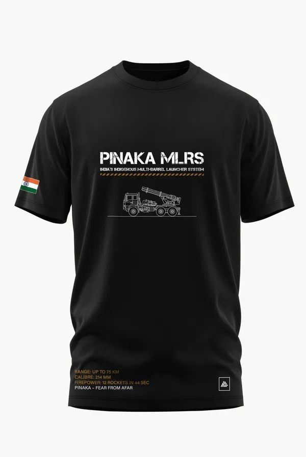 PINAKA_MULTIBARREL_LAUNCHER_COTTON_T-SHIRT_-_Black,_XL