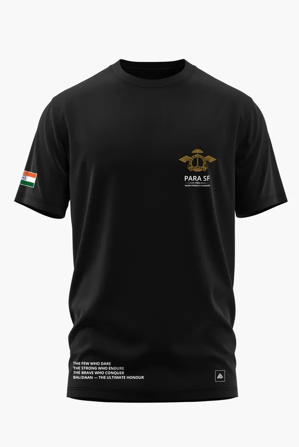 PARA_SF_THE_FEW_WHO_DARE_COTTON_T-SHIRT_-_Black,_XL