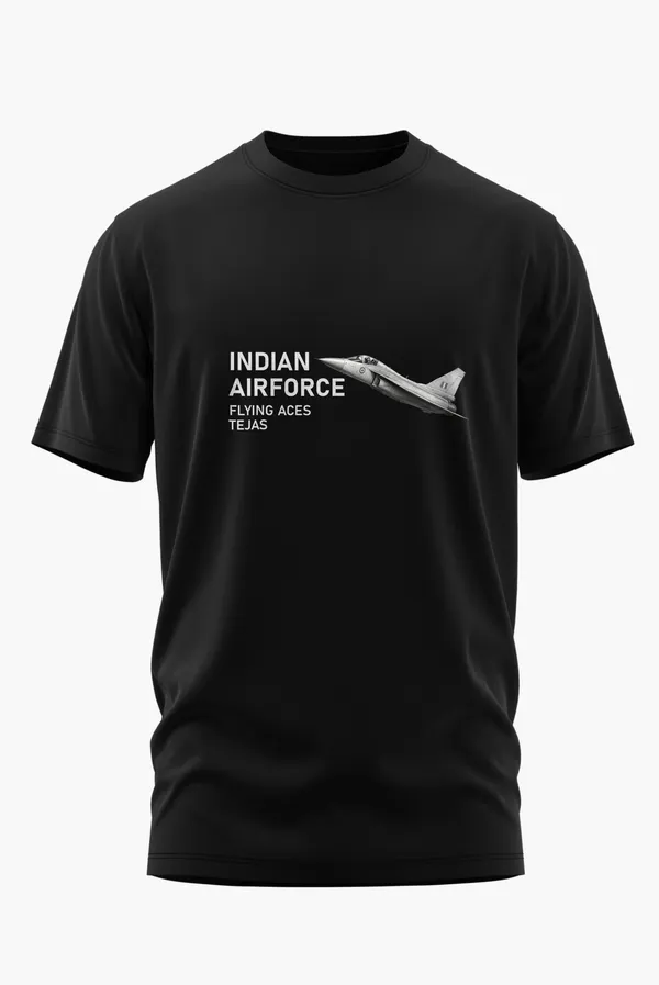 FLYING_ACES_TEJAS_COTTON_T-SHIRT_-_Black,_XL