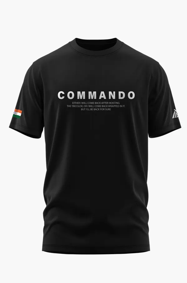 COMMANDO_NO_RETURN_MODE_COTTON_T-SHIRT_-_Black,_XL
