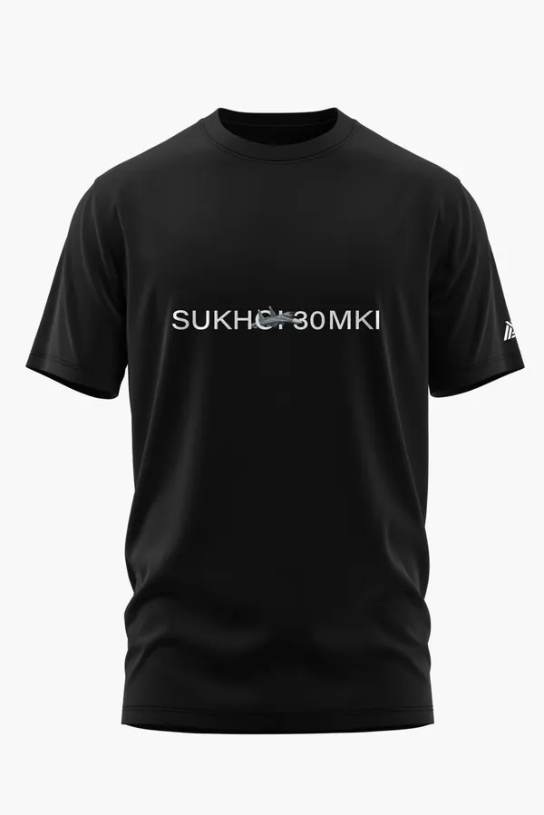 SU-30_MKI_IAF_STRIKE_COTTON_T-SHIRT_-_Black,_XL