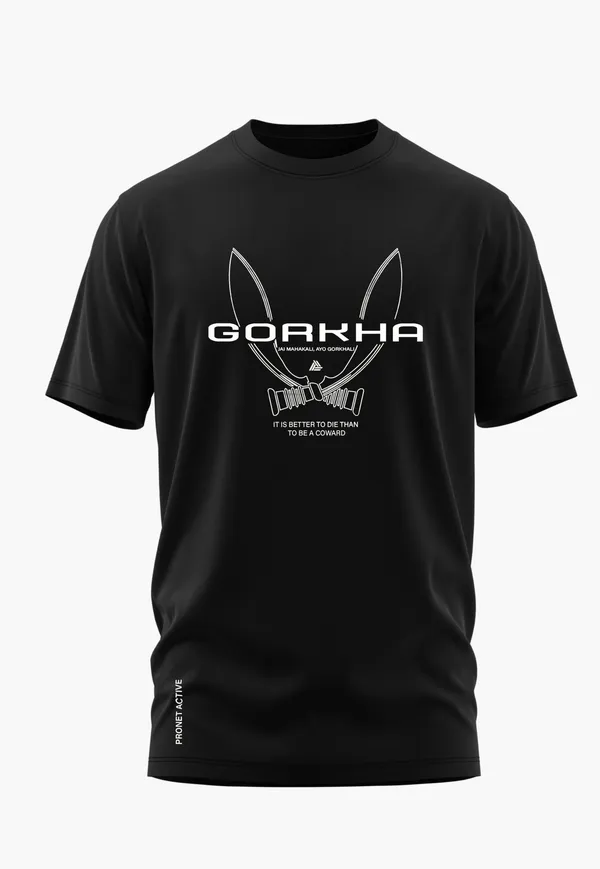 AIYO_GORKHALI_LEGACY_COTTON_T-SHIRT_-_Black,_XL