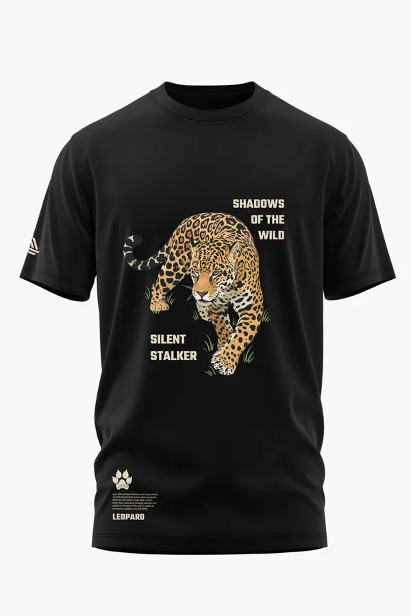 LEOPARD_STEALTH_COTTON_T-SHIRT_-_Black,_XXL