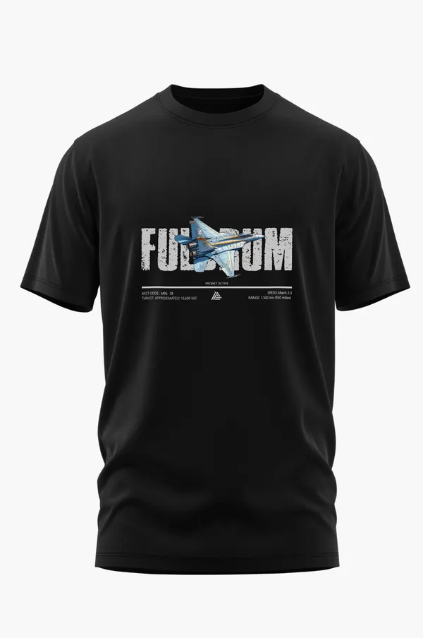 MIG-29_FULCRUM_FIGHTER_JET_COTTON_T-SHIRT_-_Black,_XL