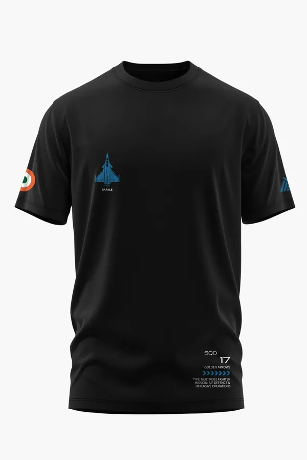 RAFALE_GOLDEN_ARROWS_COTTON_T-SHIRT_-_Black,_XL
