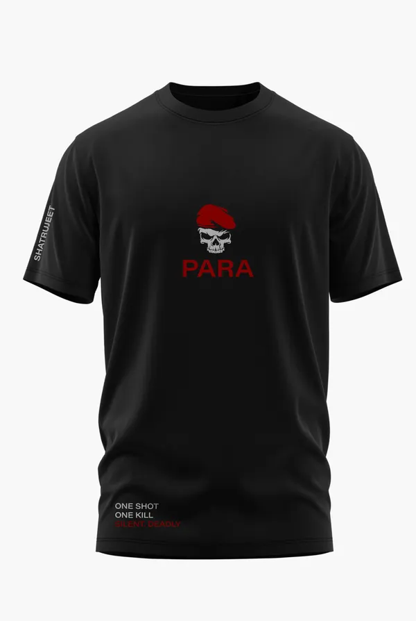 PARA_SHATRUJEET_COTTON_T-SHIRT_-_Black,_XL