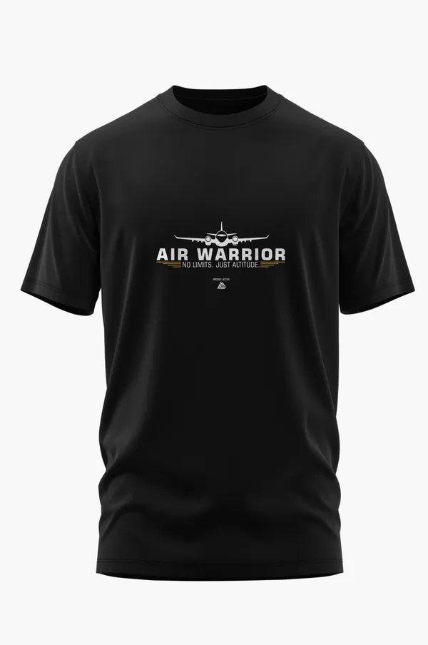 AIR_WARRIORS_NO_LIMITS_COTTON_T-SHIRT_-_Black,_XL