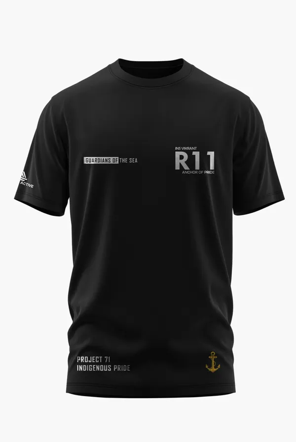 INS_VIKRANT_INDIGENOUS_PRIDE_COTTON_T-SHIRT_-_Black,_XL