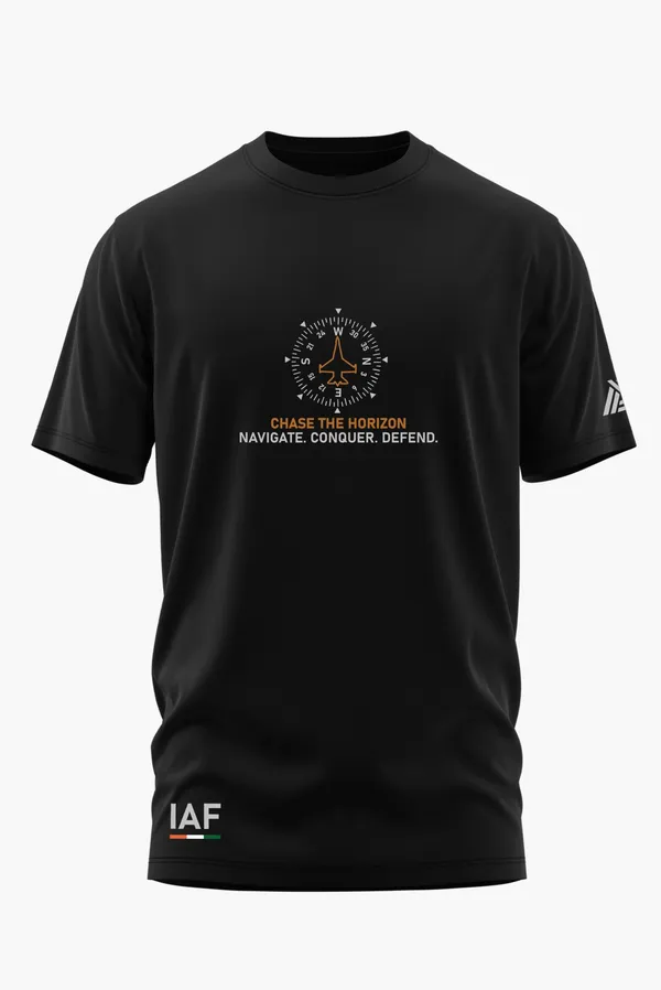 IAF_CHASE_THE_HORIZON_COTTON_T-SHIRT_-_Black,_XL