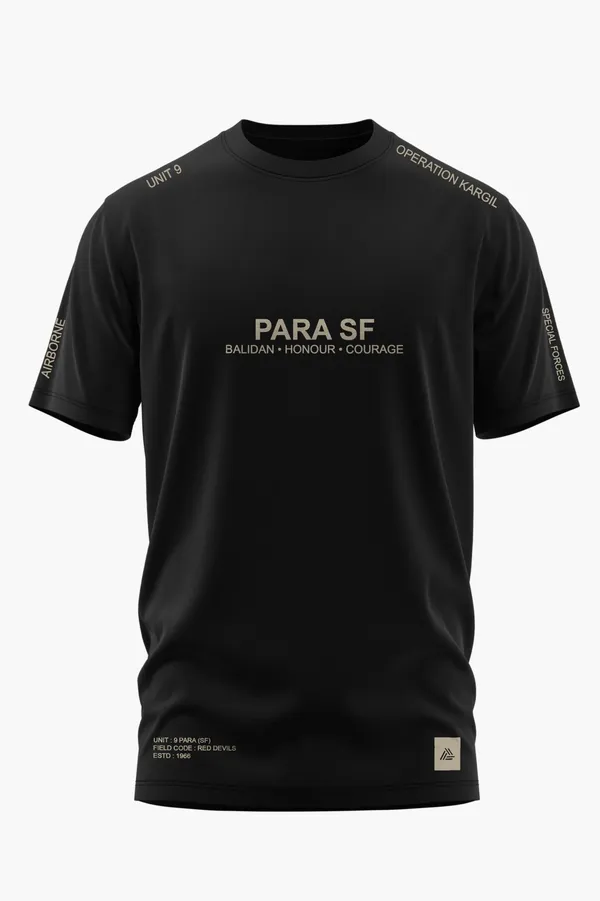 PARA_SF_RED_DEVILS_COTTON_T-SHIRT_-_Black,_XL