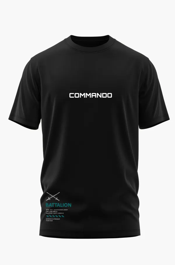 COMMANDO_BATTALION_STRIKE_COTTON_T-SHIRT_-_Black,_XL