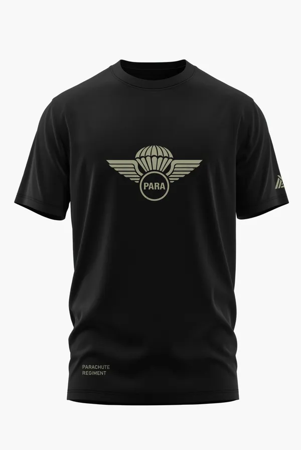 PARACHUTE_REGT._CLASSIC_COTTON_T-SHIRT_-_Black,_XL