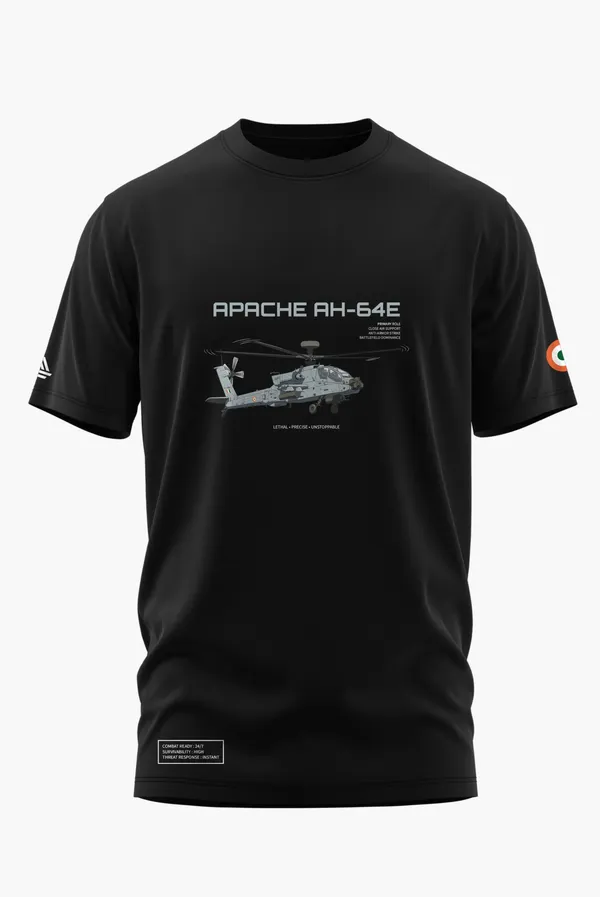 AH-64E_ATTACK_HELICOPTER_COTTON_T-SHIRT_-_Black,_XL