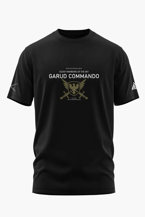 GARUD_COMMANDO_COTTON_T-SHIRT_-_Black,_XL