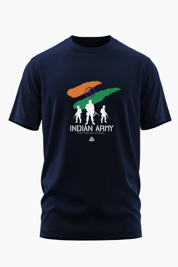 ARMY_HONOUR_COTTON_T-SHIRT_-_Blue,_XL