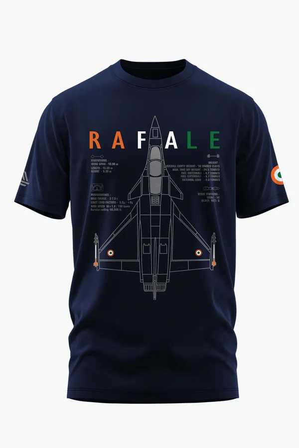 RAFALE_ELITE_COTTON_T-SHIRT_-_Blue,_XXL