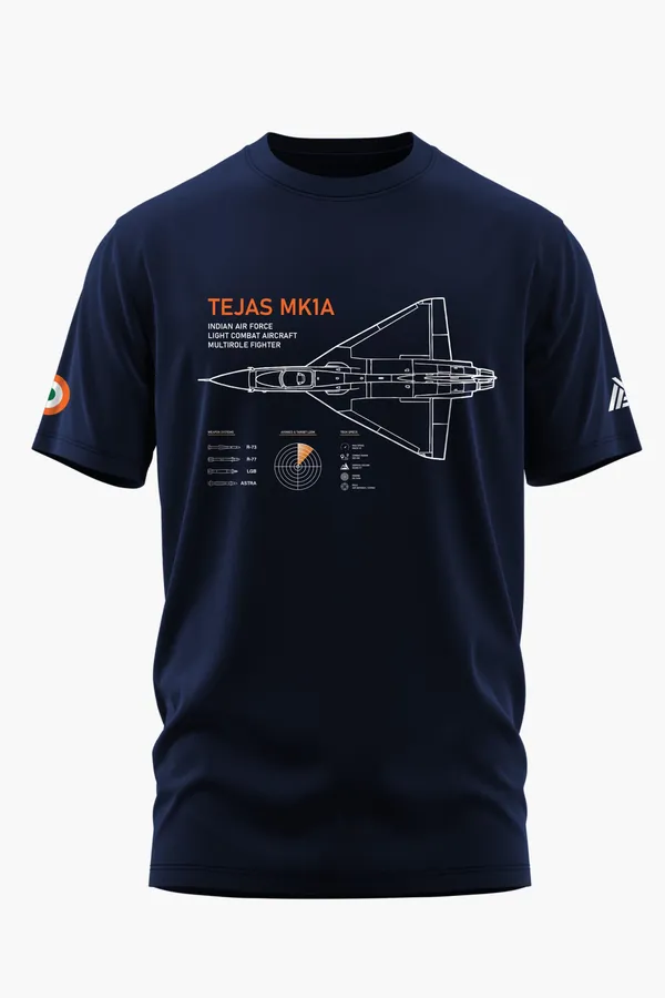 TEJAS_MK1A_COTTON_T-SHIRT_-_Blue,_XXL